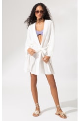 Kimono Cotton Plage Off White