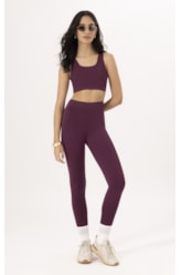 Legging Basic Wellness Politech Bordeaux