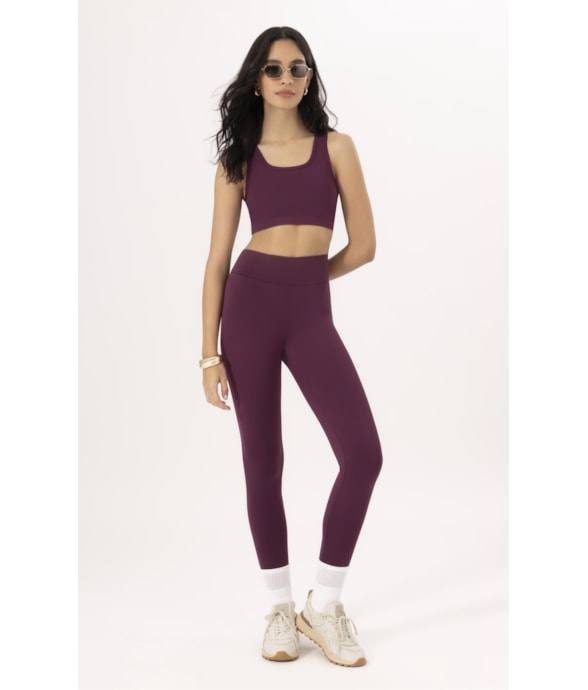Legging Basic Wellness Politech Bordeaux