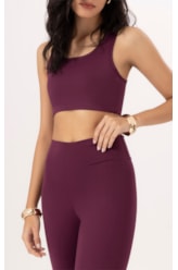 Legging Basic Wellness Politech Bordeaux