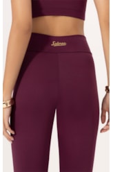 Legging Basic Wellness Politech Bordeaux