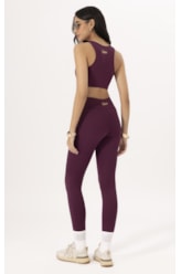 Legging Basic Wellness Politech Bordeaux