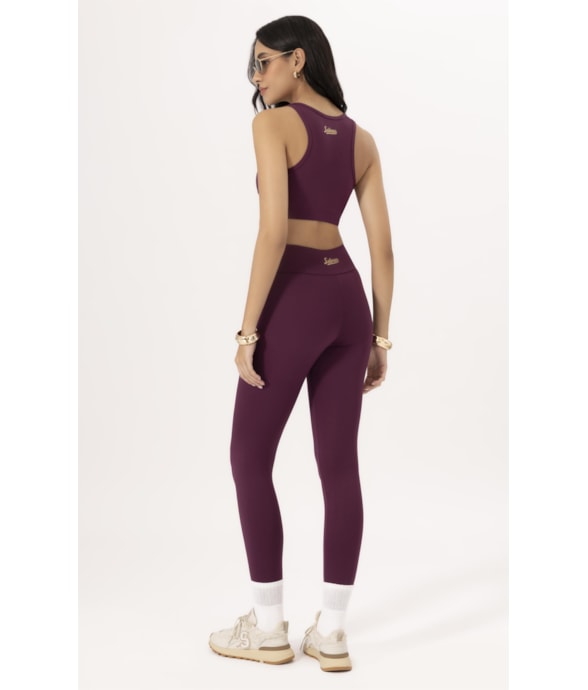 Legging Basic Wellness Politech Bordeaux