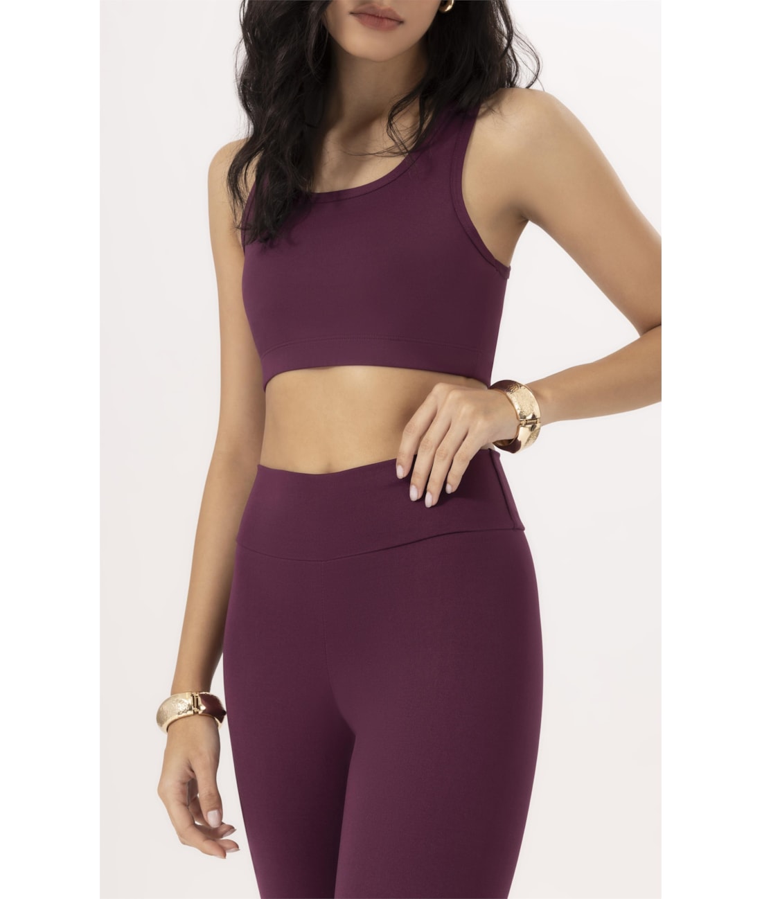 Legging Basic Wellness Politech Bordeaux