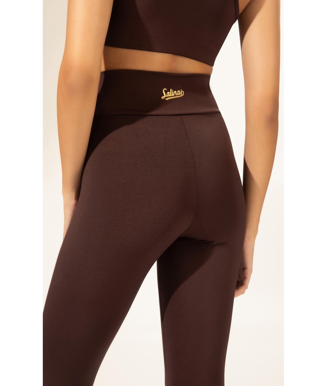 Legging Basic Wellness Politech Marrom