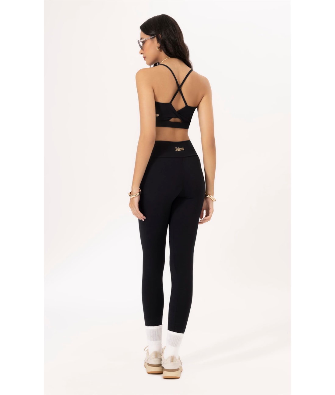 Legging Wellness Poliamida Preto