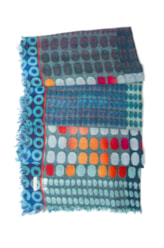 Lenço Multi Color Blue Estampado