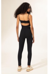 Macacão Wellness Poliamida Preto