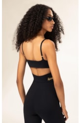 Macacão Wellness Poliamida Preto