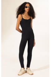 Macacão Wellness Poliamida Preto