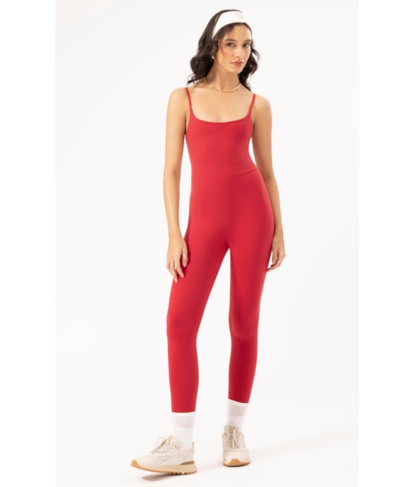 Macacao Wellness Poliamida Vermelho