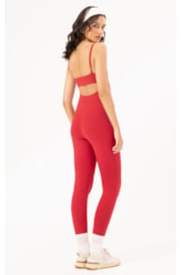 Macacao Wellness Poliamida Vermelho