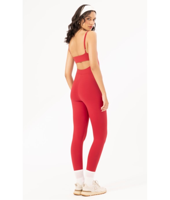 Macacao Wellness Poliamida Vermelho