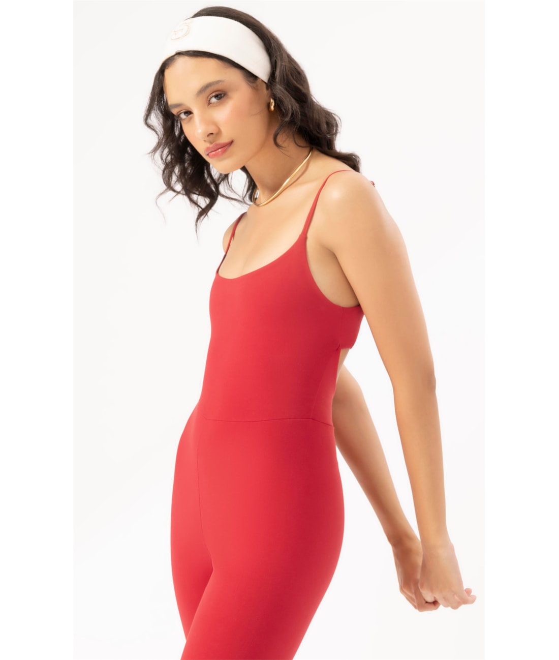 Macacao Wellness Poliamida Vermelho