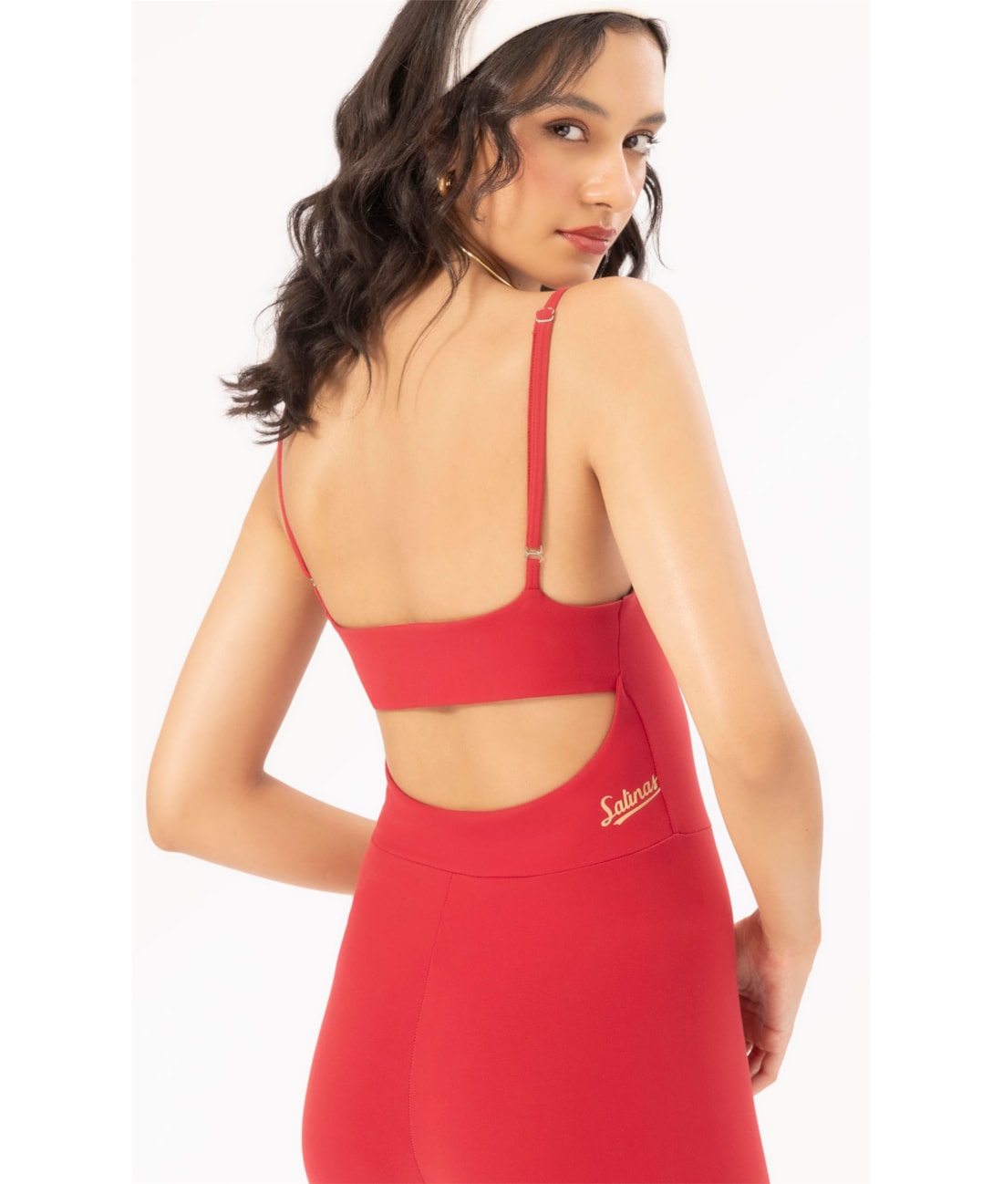 Macacao Wellness Poliamida Vermelho
