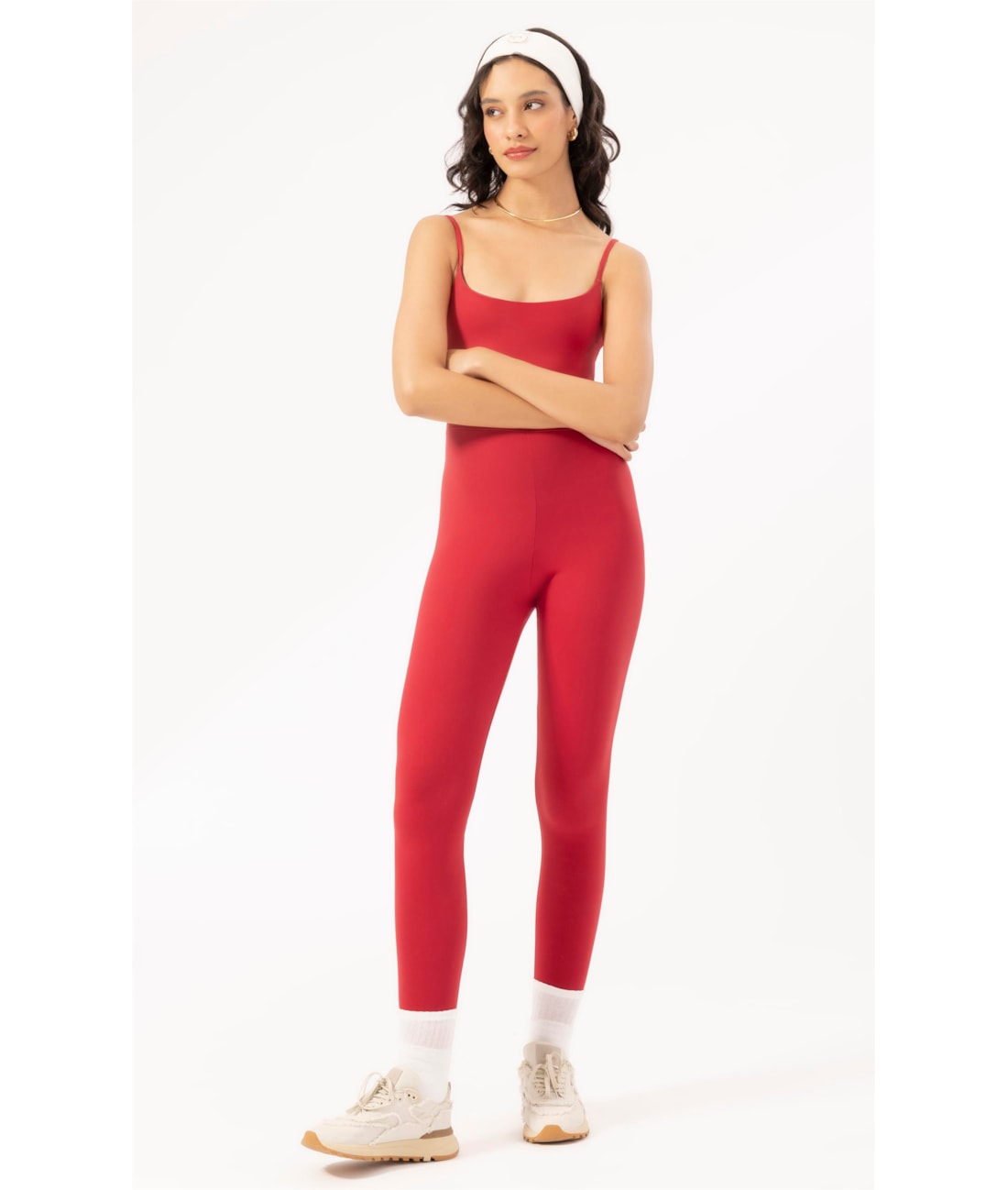 Macacao Wellness Poliamida Vermelho
