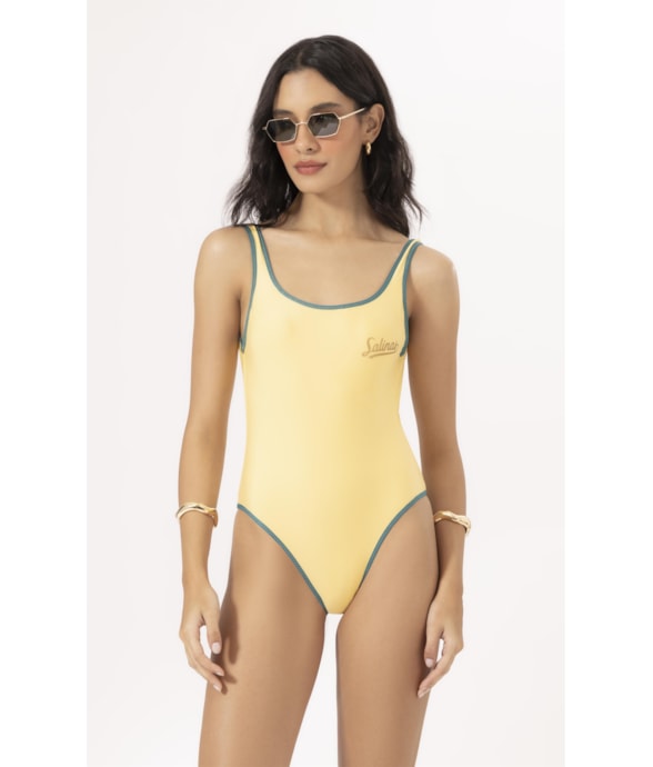 Maillot Regata Viés Copa Amarelo