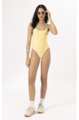 Maillot Regata Viés Copa Amarelo
