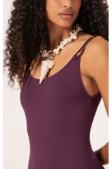 Maiô Alça Canal Clássicos Beringela                               