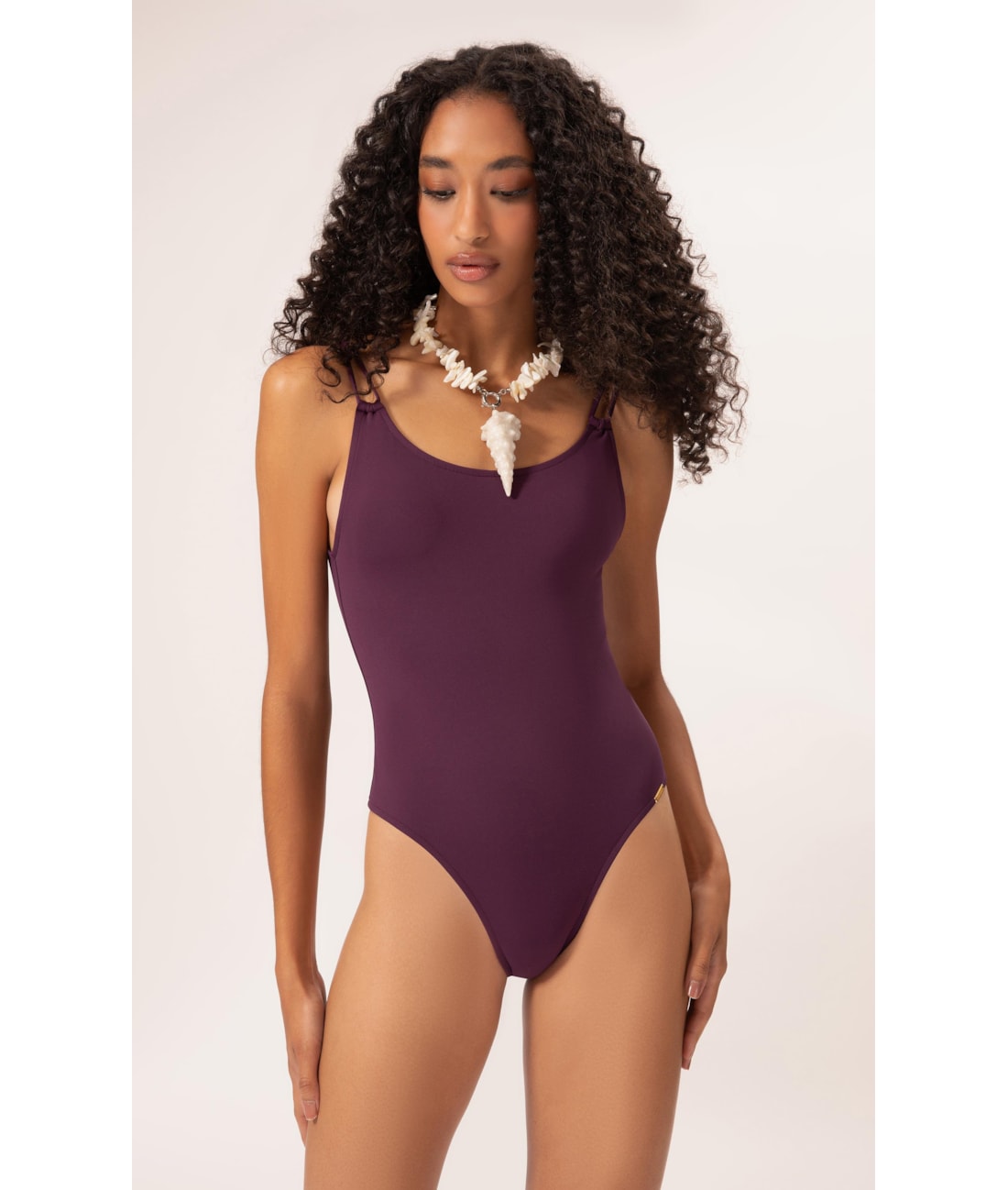 Maiô Alça Canal Clássicos Beringela                               