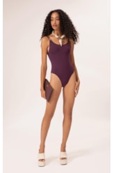 Maiô Alça Canal Clássicos Beringela                               