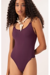 Maiô Alça Canal Clássicos Beringela                               