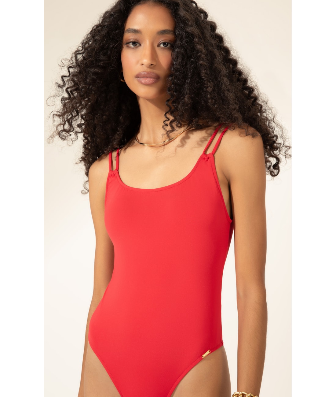 Maiô Alça Canal Clássicos Vermelho