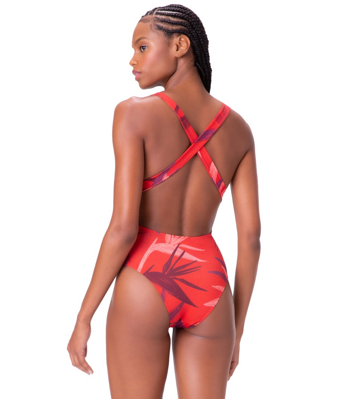 Maiô Alças Mitti Vermelho