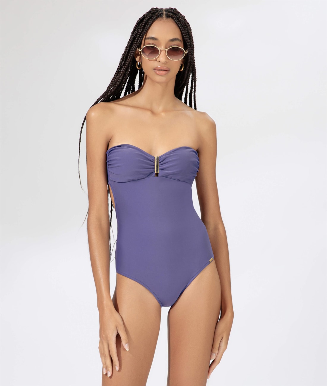 Maiô Bustiê Comfort Califórnia Old Purple