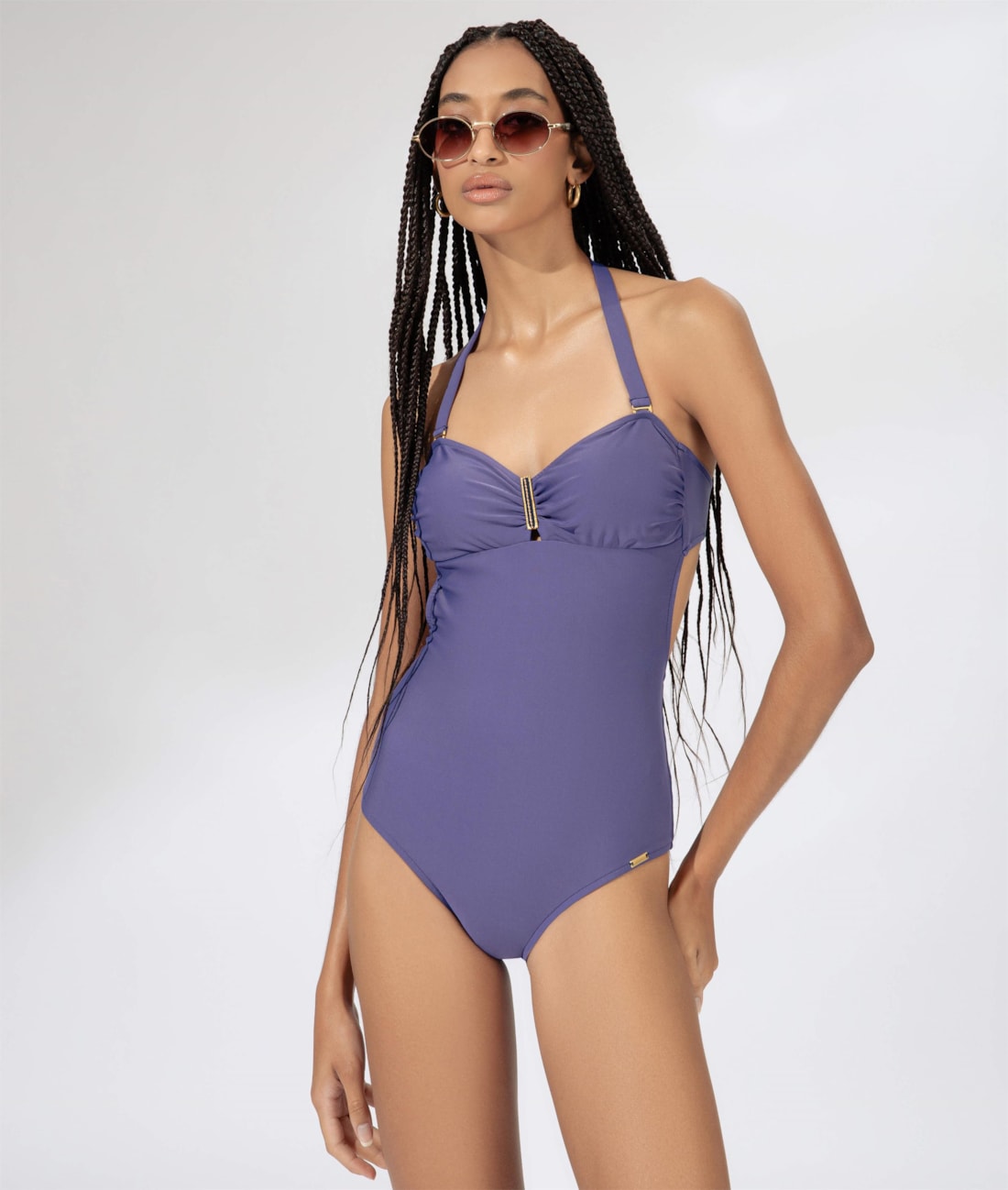 Maiô Bustiê Comfort Califórnia Old Purple