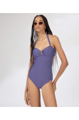 Maiô Bustiê Comfort Califórnia Old Purple