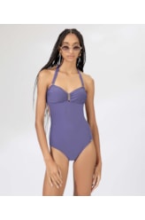 Maiô Bustiê Comfort Califórnia Old Purple