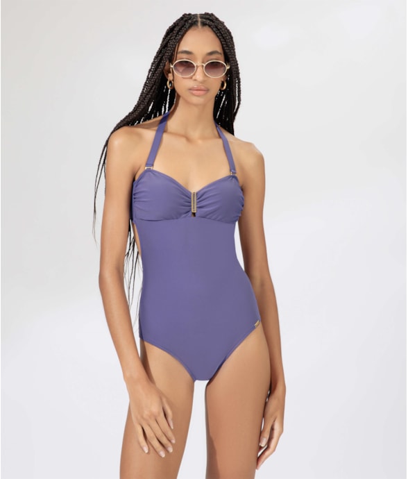 Maiô Bustiê Comfort Califórnia Old Purple