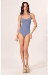 Maiô Bustiê Comfort Clássicos Azul Seco