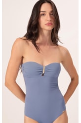 Maiô Bustiê Comfort Clássicos Azul Seco                               