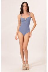 Maiô Bustiê Comfort Clássicos Azul Seco                               