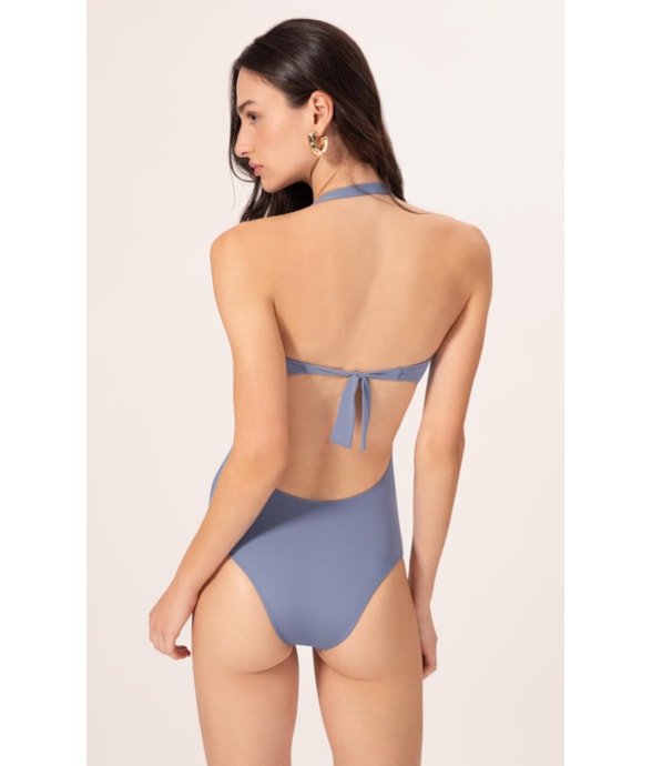Maiô Bustiê Comfort Clássicos Azul Seco
