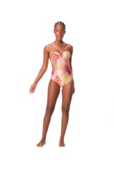 Maiô Bustiê Comfort Kona Rosa Velho