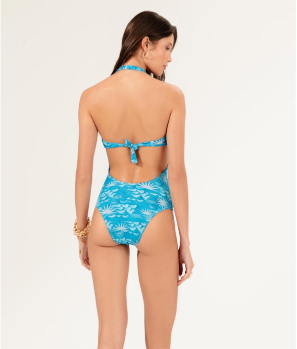Maiô Bustiê Comfort La Mer Azul Claro