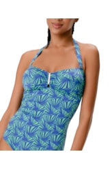 Maiô Bustiê Comfort Mil Folhas Verde Bandeira