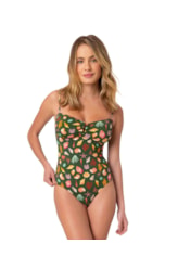 Maiô Bustiê Tetis Verde Escuro