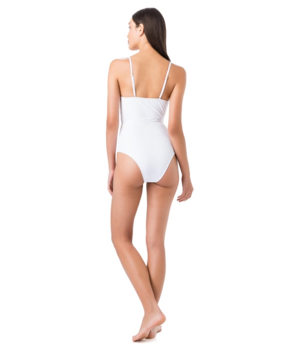 Maiô Cachecouer Liso Branco
