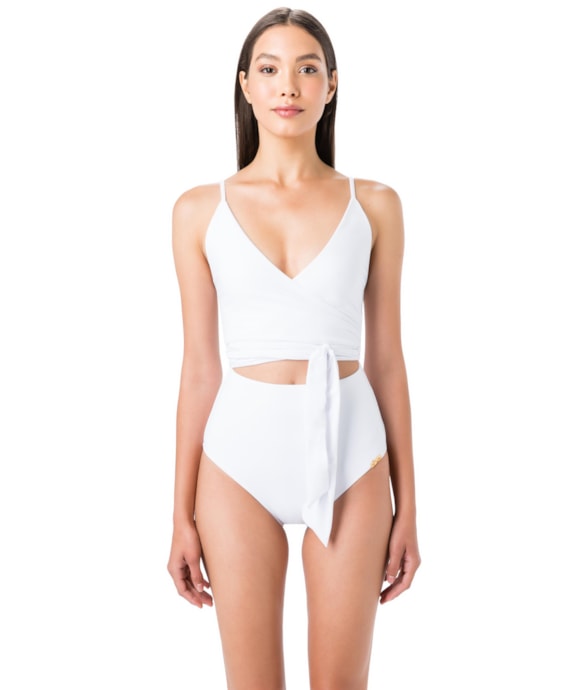 Maiô Cachecouer Liso Branco