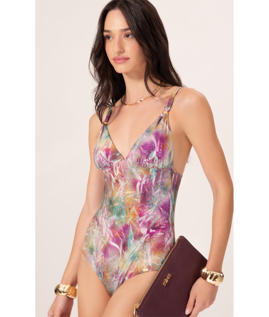Maiô Decote v Comfort Haze Roxo