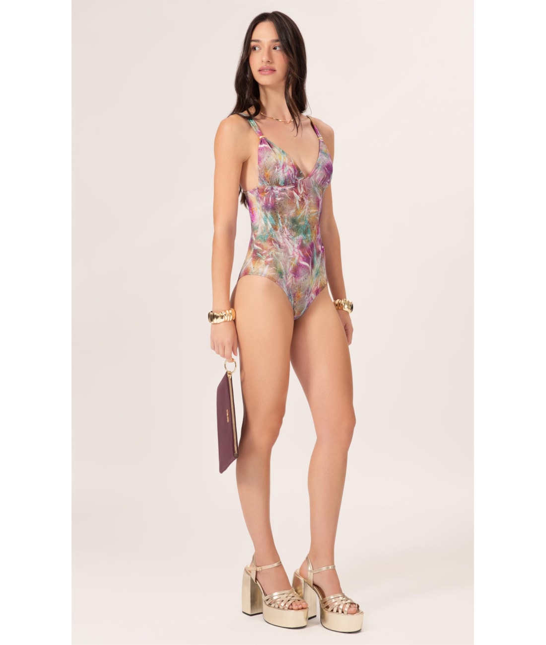 Maiô Decote v Comfort Haze Roxo