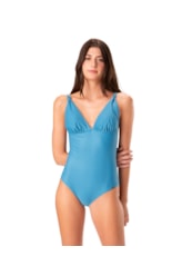 Maiô Decote v Comfort Playa Azul Bic
