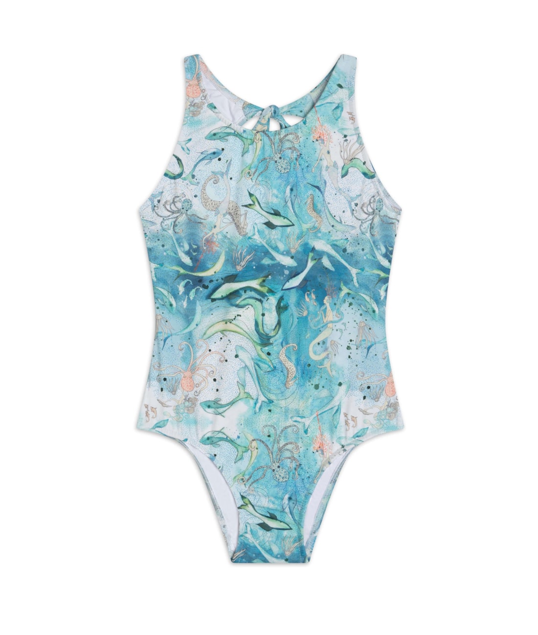 Maiô Infantil Alto Sirena Off White