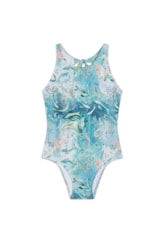 Maiô Infantil Alto Sirena Off White