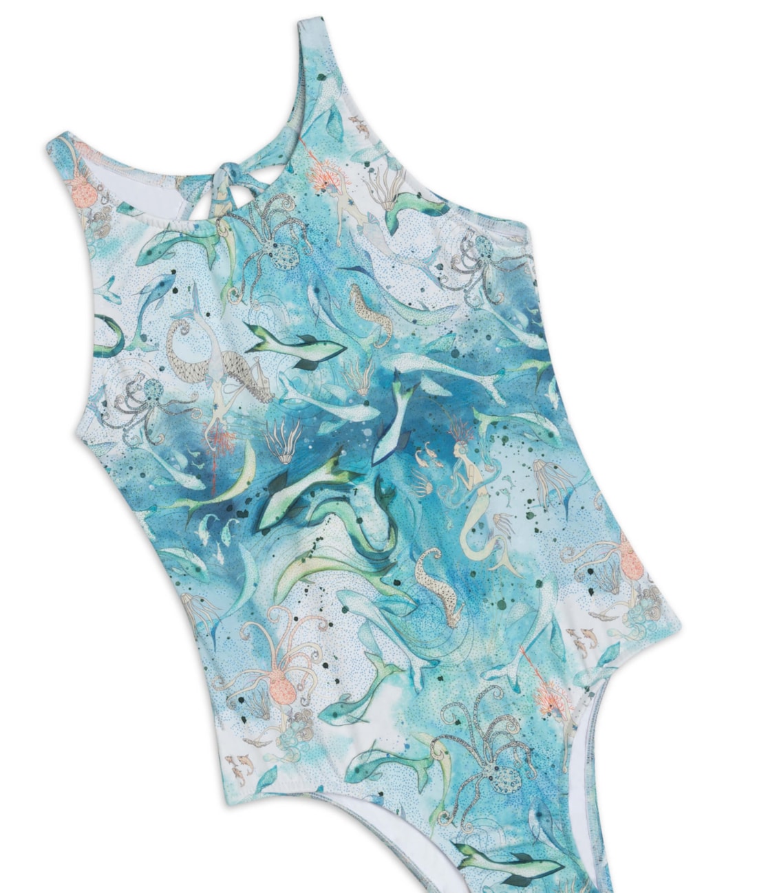 Maiô Infantil Alto Sirena Off White