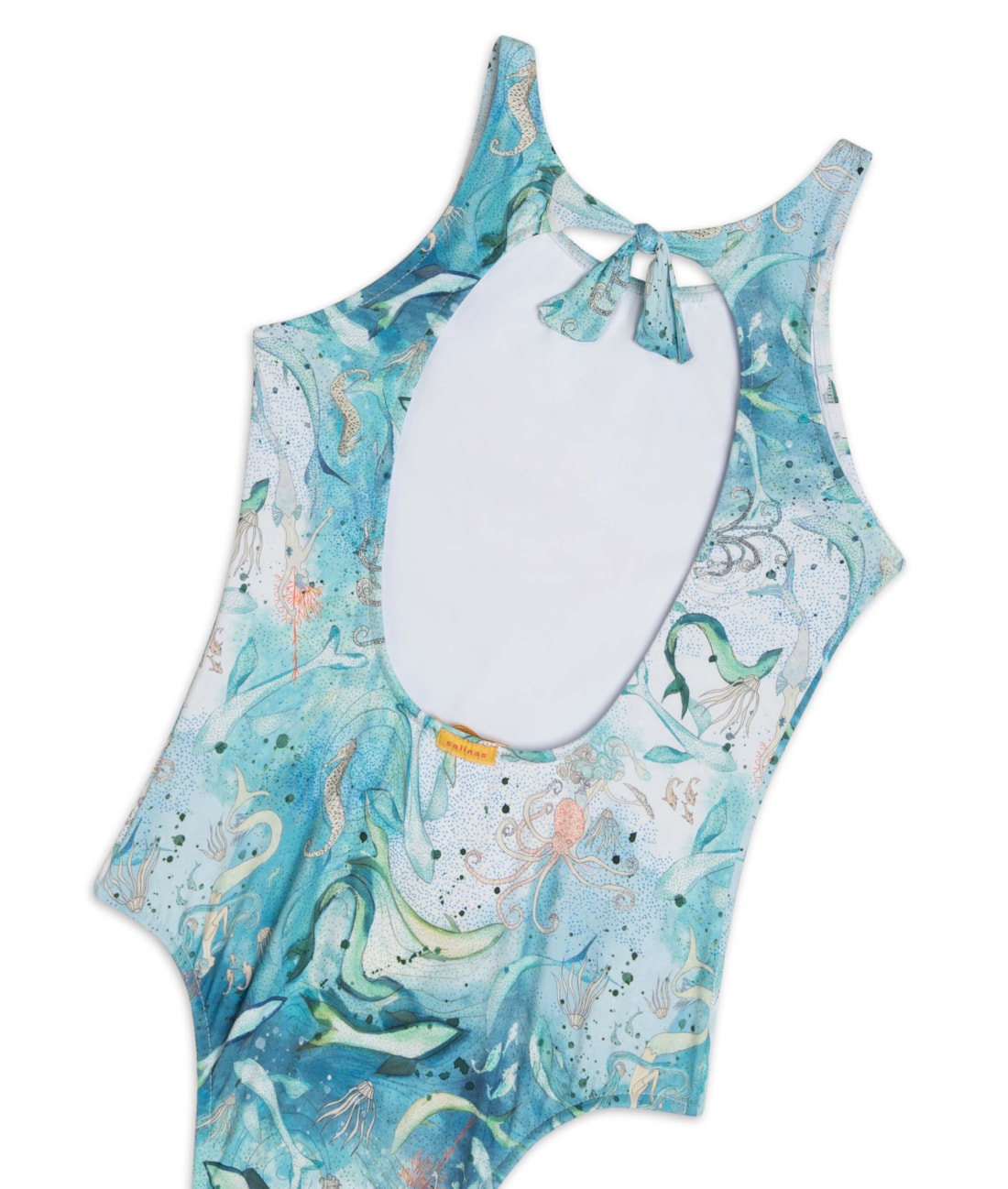 Maiô Infantil Alto Sirena Off White